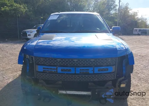 2012 Ford F-150 Svt Raptor из США, поврежденный, VIN 1FTFW1R66CFC87139